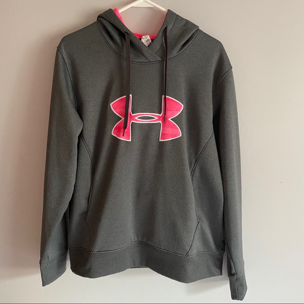 Women’s Under Armour Sweatshirt/Hoodie -Gray- L